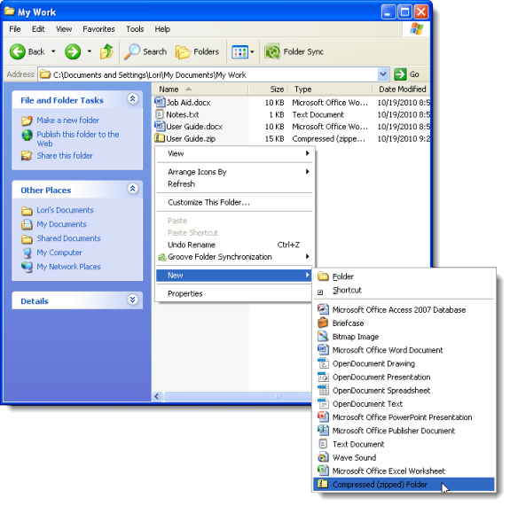 conformidad considerado Encantador Windows XP: Cómo comprimir archivos y protegerlos con contraseña sin usar  software adicional | HiperSimple