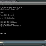Crear Particiones en DOS