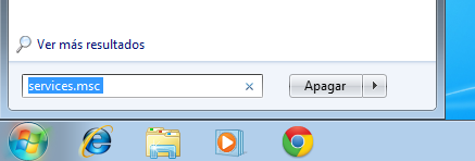 Windows 7 Inicio Servicios